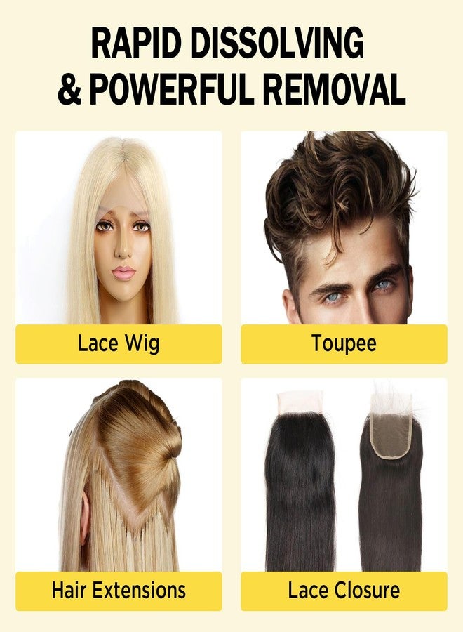 Goiple Fast Acting Tape in Extension Remover for Tape-in Hair Extensions, Wig Glue, Lace Adhsive and Double-Sided Extension Tapes | Hair Extensions Adhesive Remover for All Hair Tapes (3PCS) - Image 4